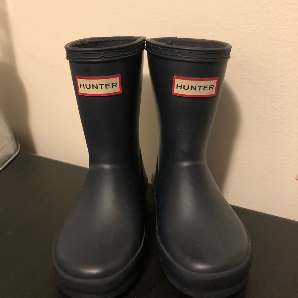 Hunter boots size 6 toddler
